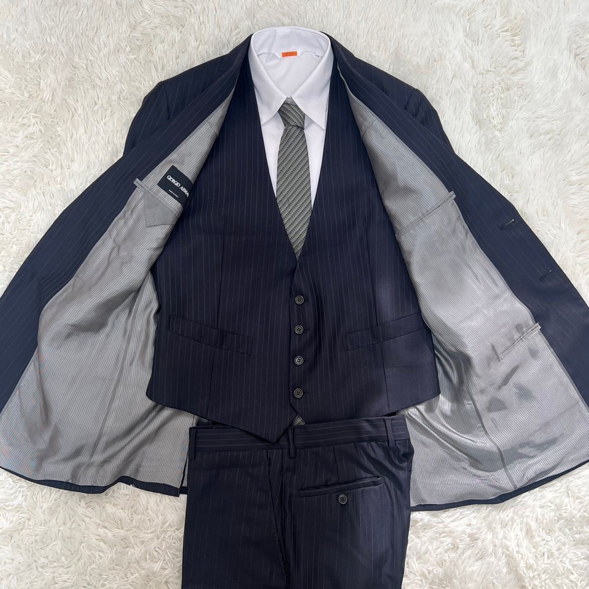 【極美品】 高級シングルスーツ × GIORGIO ARMANIネクタイ L 極美品】 高級シングルスーツ × GIORGIO ARMANIネクタイ L 【公式通販】