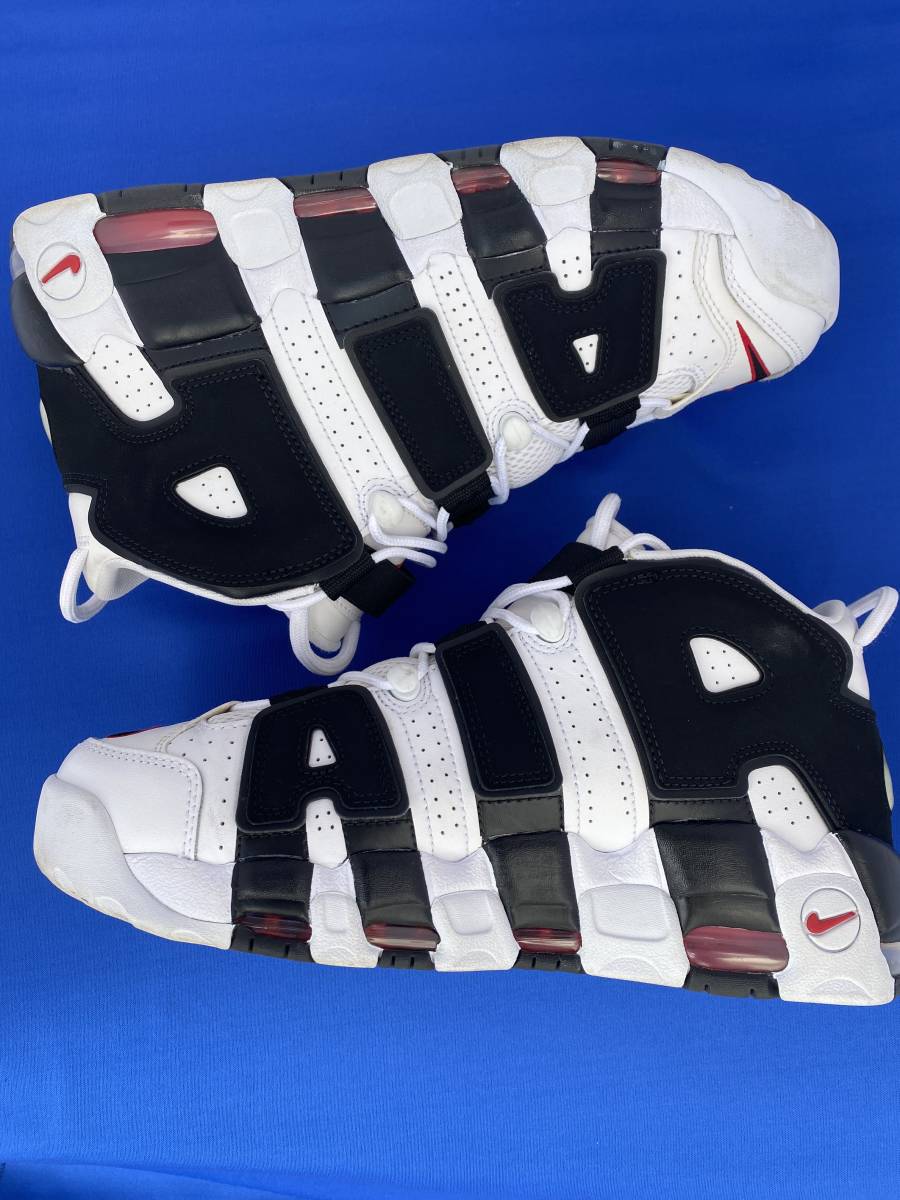 限定セール，新作 NIKE AIR MORE UPTEMPO WHITE/BLACK/UNIVERSITY RED 27.5cm ナイキ エア モア アップテンポ ホワイト/ブラック/ユニバーシティレッド(27.5cm)｜売買されたオークション情報、yahooの商品情報をアーカイブ公開 - 27.5cm