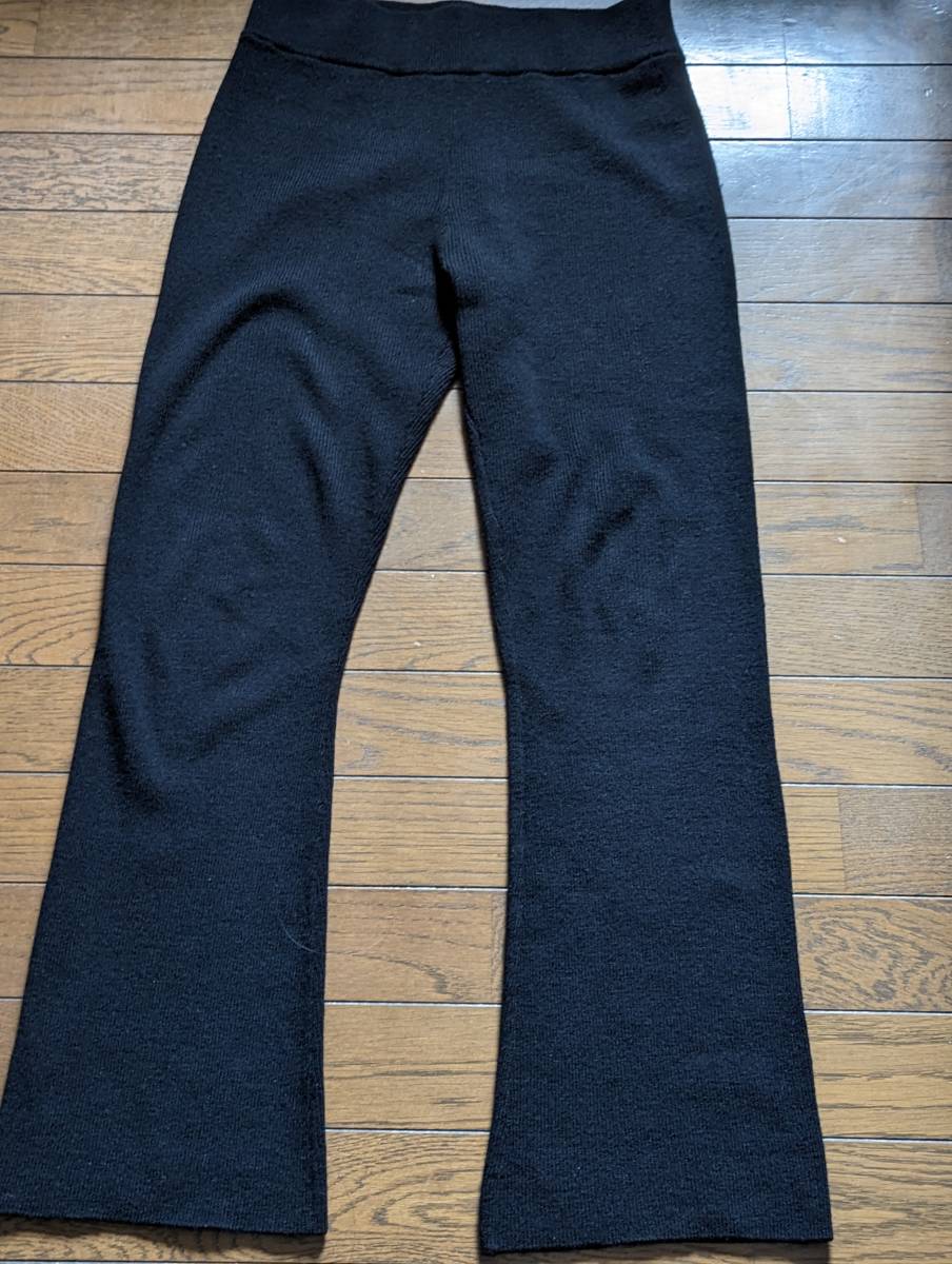 AP STUDIO ニットフレアパンツ　36