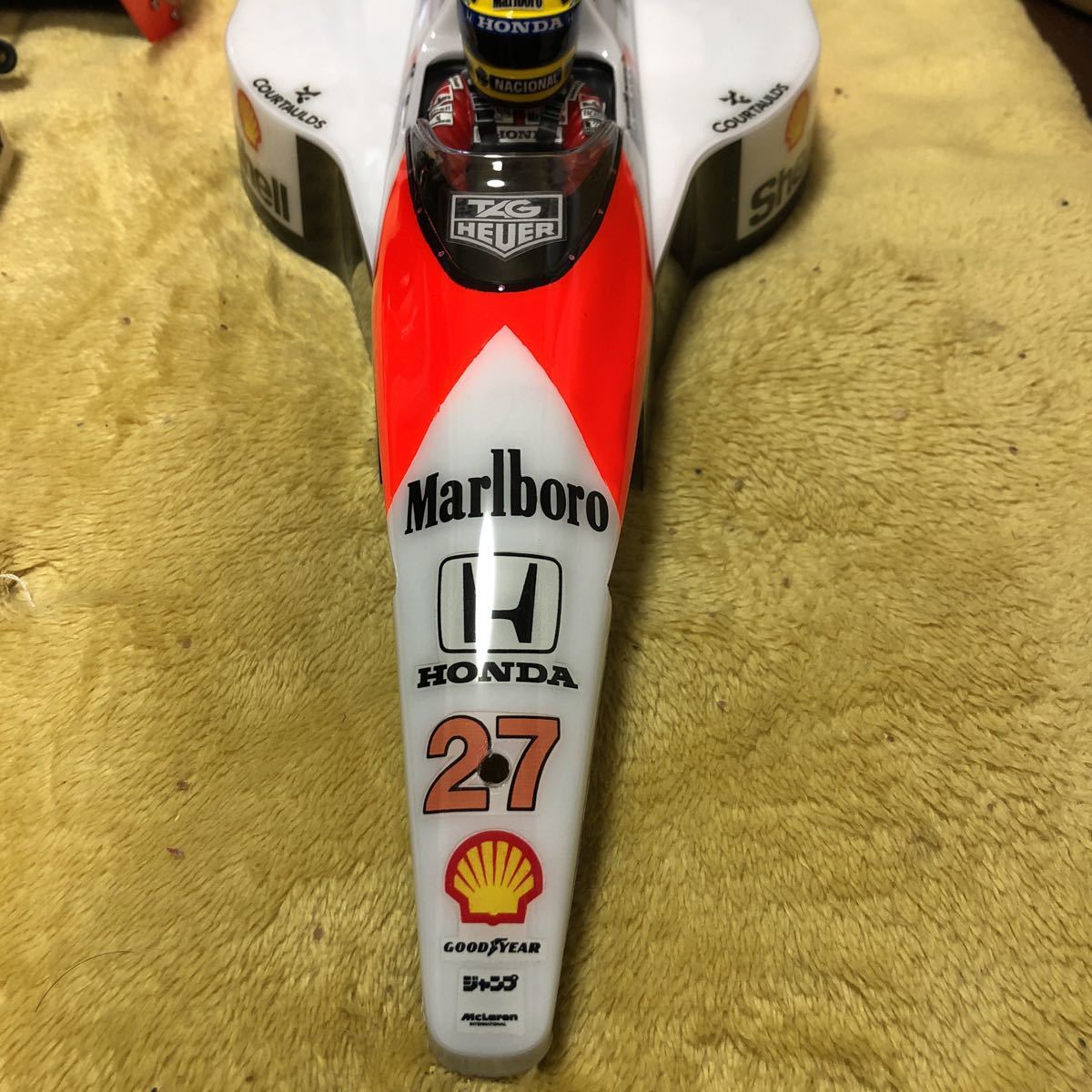 タミヤ RC 1/10 マクラーレン mp4/5 ボディパーツ ◇◇タミヤ1/10 F1 RC マクラーレン MP4/5B 塗装済ボディ 未使用
