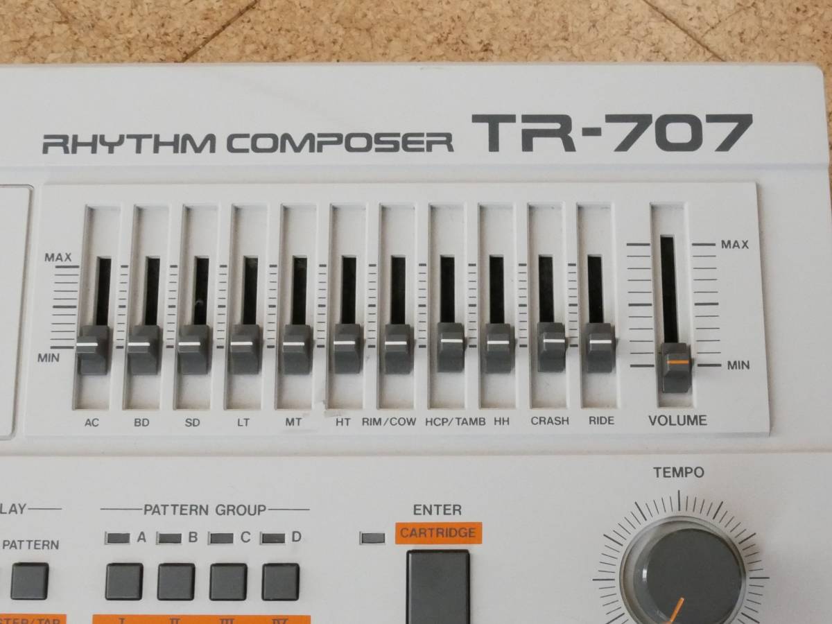 TR-707 Roland ローランド composer ) 本体のみ ジャンク Roland TR
