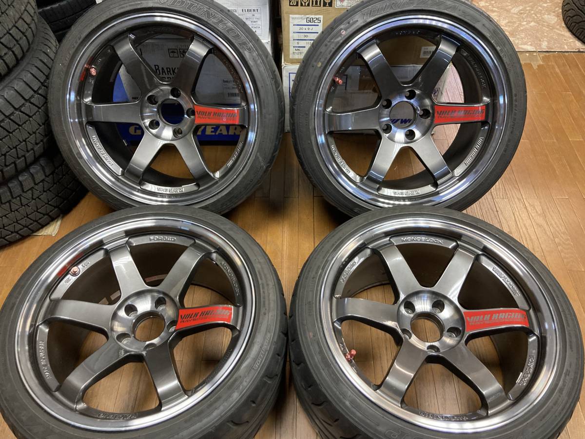 ◇希少!!RAYS ボルク TE37SL 18インチ 鍛造◇10.5J+15 5H114.3 