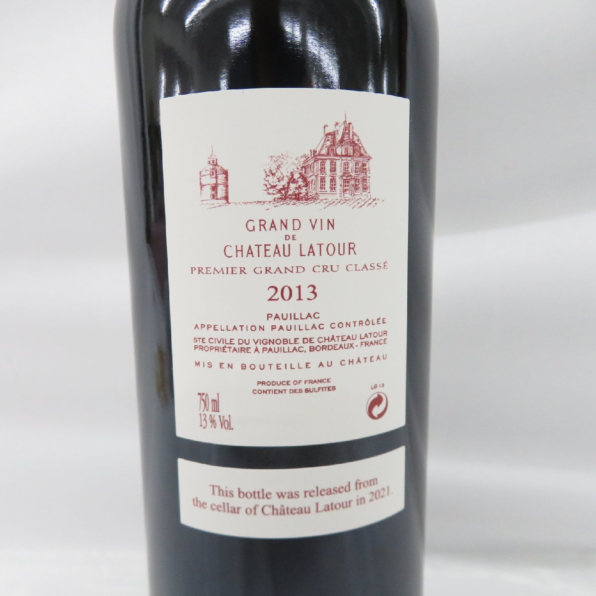 シャトー ラトゥール [2013] 750ml 赤 CHATEAU LATOUR ビール・洋酒