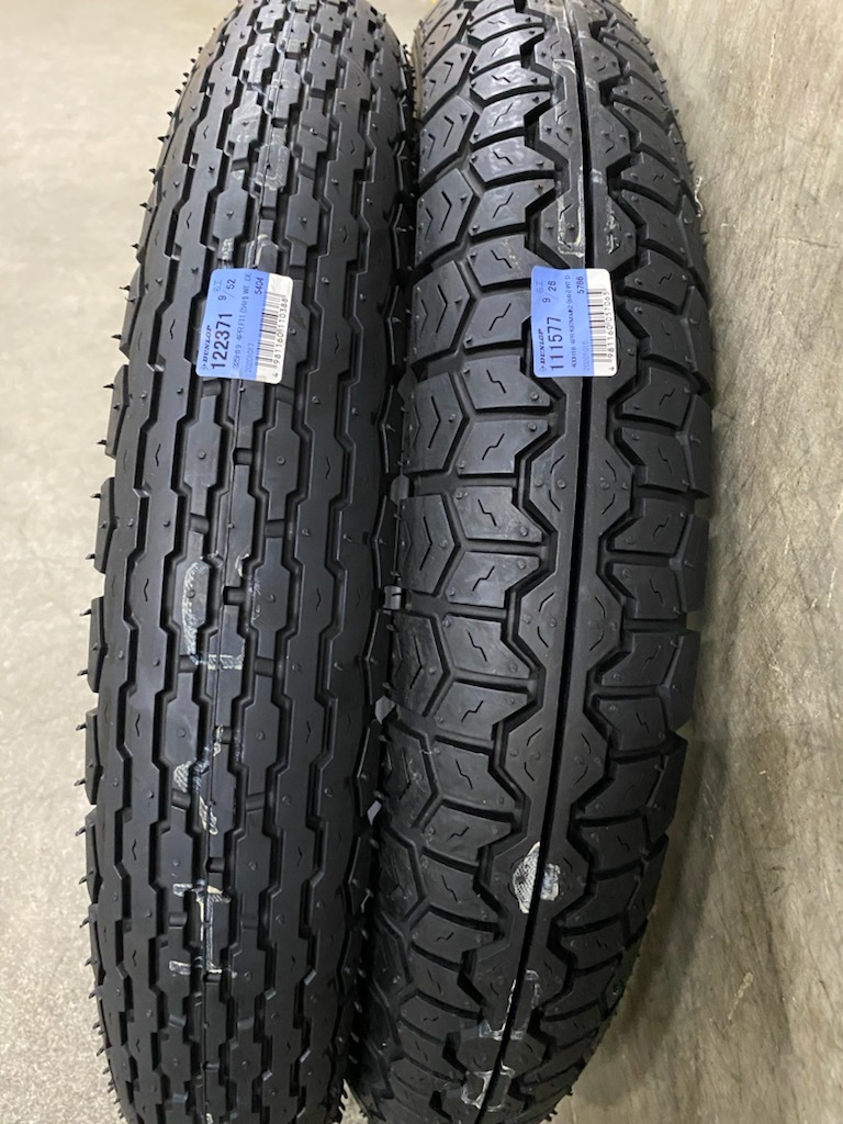 ダンロップ 3.25H19 F11 4.00H18 K87 MKⅡ 送料無料 消費税込 CB Z W