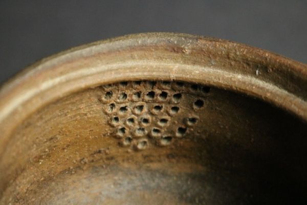 人間国宝 藤原啓 宝瓶 急須 共箱 共布 備前焼/茶瓶/茶注/在銘/陶印