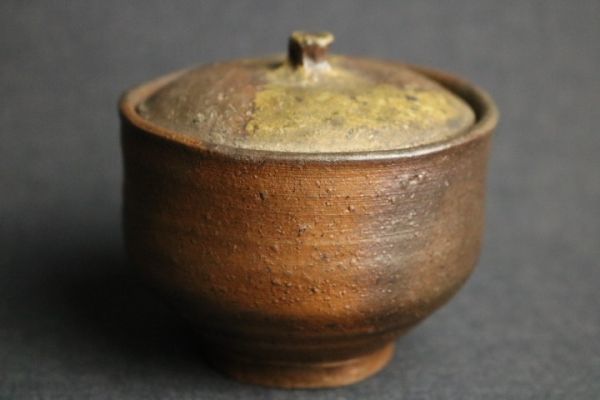 人間国宝 藤原啓 宝瓶 急須 共箱 共布 備前焼/茶瓶/茶注/在銘/陶印
