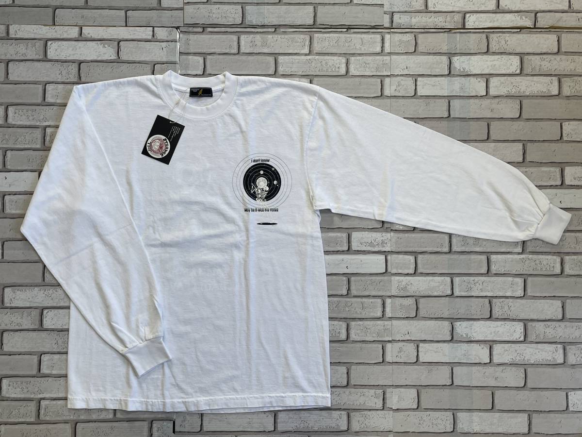 未使用　ストレンジトリップ　STRANGE TRIP　長袖Ｔシャツ　サイズＭ　日本製　ST2102-L07　ROSES LONG SLEEVE TEE