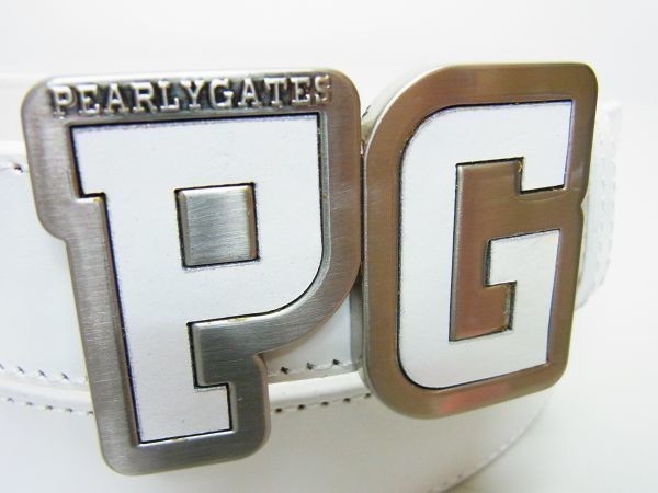 正規☆PEARLYGATES パーリーゲイツ☆PGロゴバックル型押しベルト【053