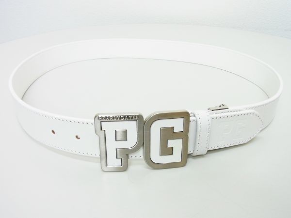 正規☆PEARLYGATES パーリーゲイツ☆PGロゴバックル型押しベルト【053