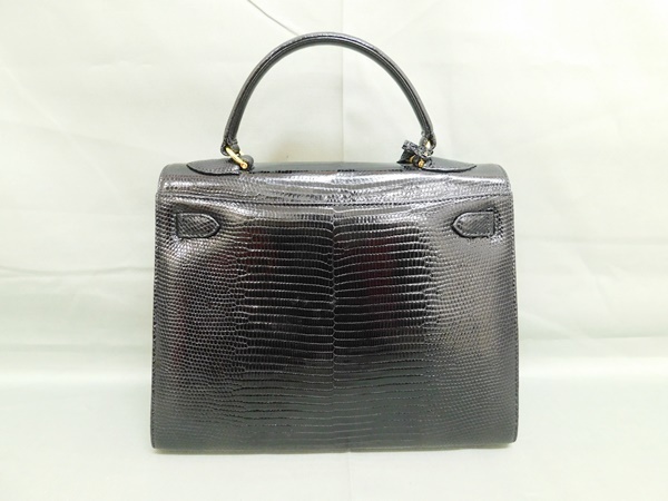 Reptile Bolsetta JRA リザード ハンドバッグ JRA認定 リザード 本革