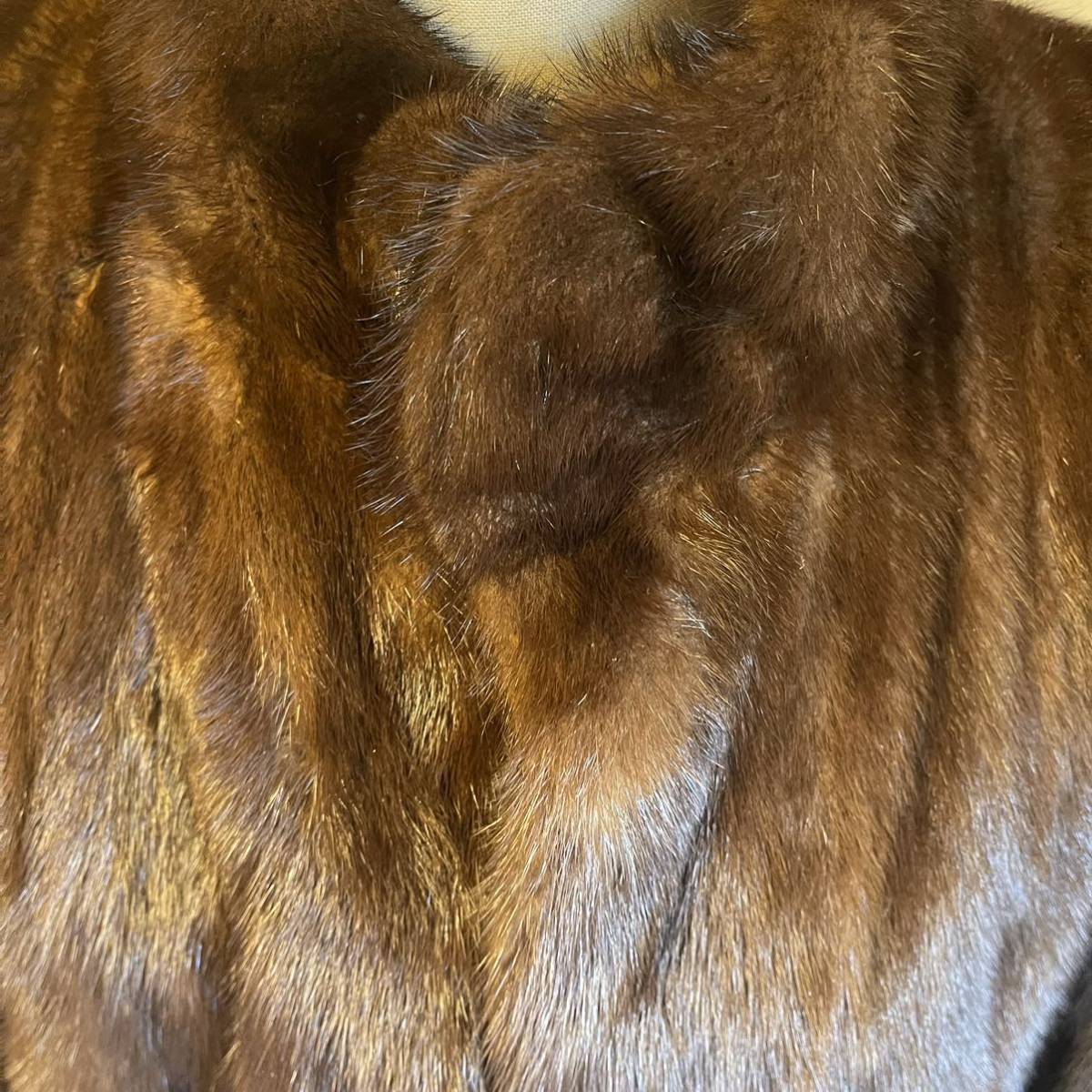 EMBA エンバ 毛皮 ミンク コート ダークブラウン MINK ブラウン エンバ 