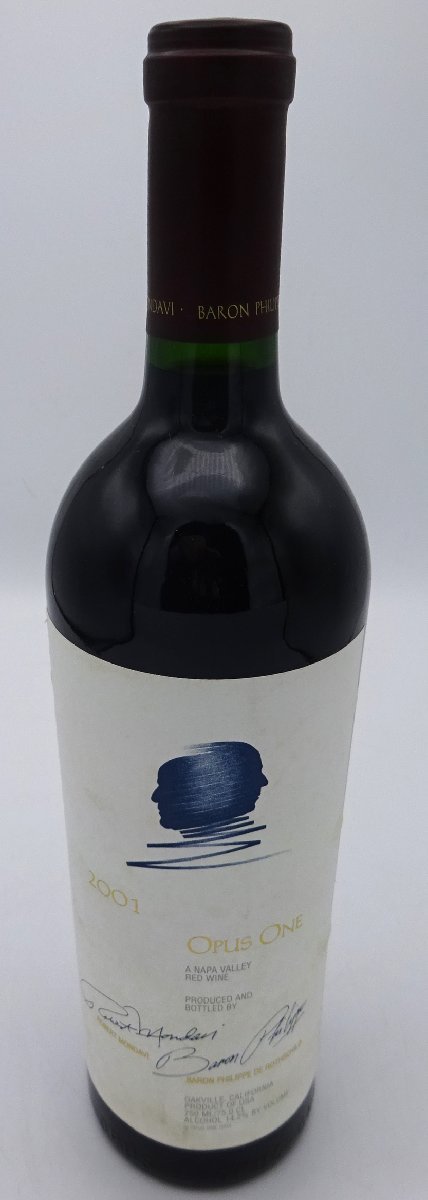 X20638NH【未開栓】OPUS ONE オーパスワン 2001 赤 ワイン 750ml 14.2