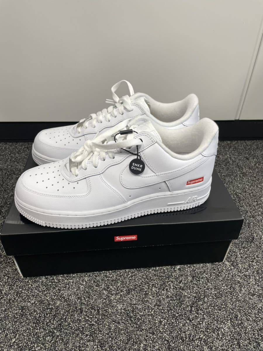 お買い得，品質保証 NIKE&times;Supreme ナイキ&times;シュプリーム AIR FORCE 1 LOW SP エアフォース1 ホワイト 白 26.5cm 箱 タグ付き 品(26.5cm)｜売買されたオークション情報、yahooの商品情報をアーカイブ公開 - オークファン 26.5cm