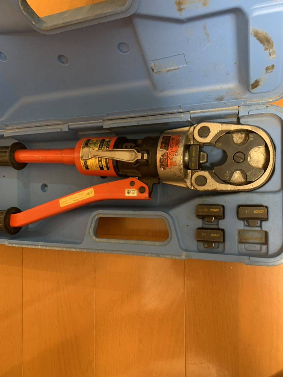 泉精器 手動 油圧 圧着工具 9H-150