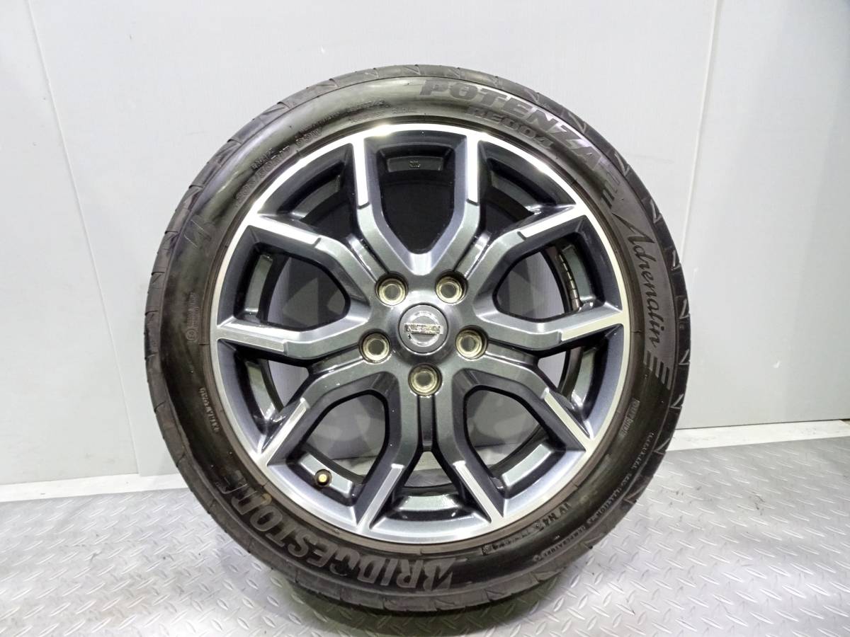セレナ　C27　ニスモ　純正アルミホイール　1本　17×6.5J　+51　ガリ傷無し　21年タイヤ付　NISMOセレナ