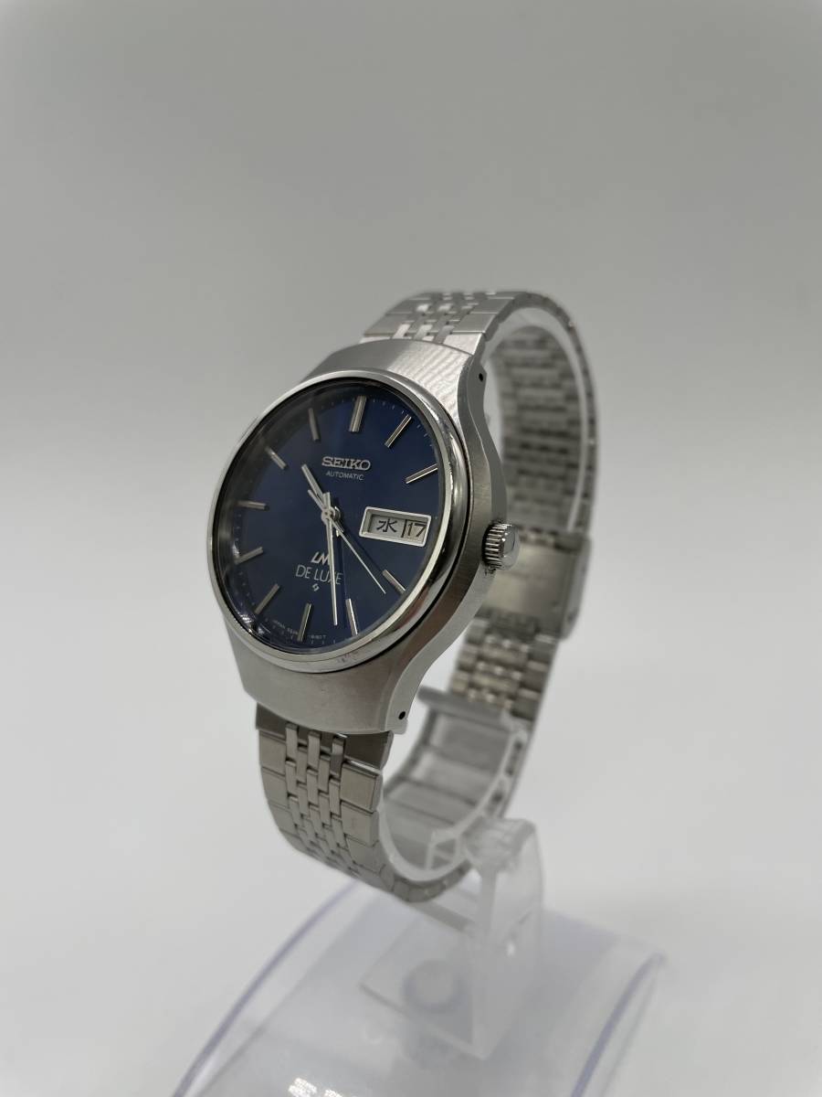 ☆可動品 SEIKO AT セイコー #W604 LM DELUXE ロードマチックデラックス 5626-8150 クイックチェンジ不良 盤面シミ ベルト浮 社外ベルト