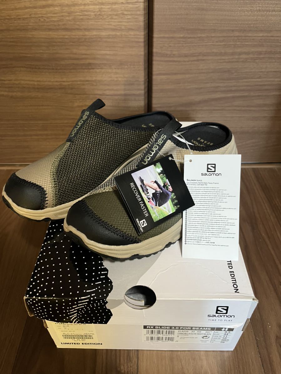 Salomon beams 別注 RX SLIDE 3.0 FOR BEAMS 未使用品(28.0cm以上 
