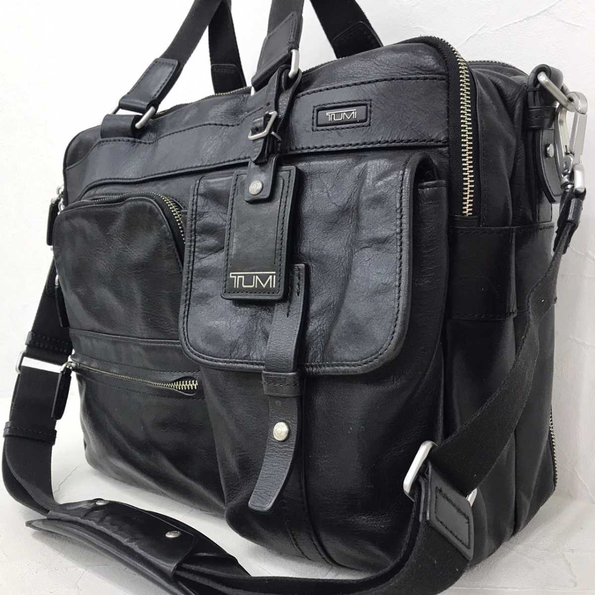 定価86400円【最高級モデル】TUMI トゥミ 68140D 本革 オールレザー 2WAY ブリーフケース ショルダーバッグ ハンドバッグ ビジネスバッグ
