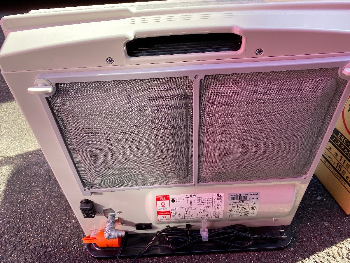 Å動作OK【Rinnai SRC-364E-13A パステルローズ [ガスファンヒーター