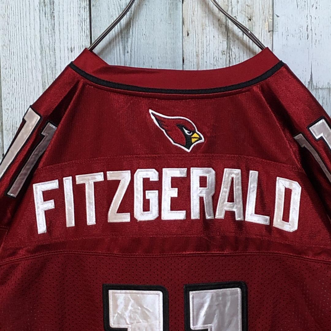 Reebok リーボック×NFLアリゾナ・カージナルス 刺繍ロゴ 背番号 