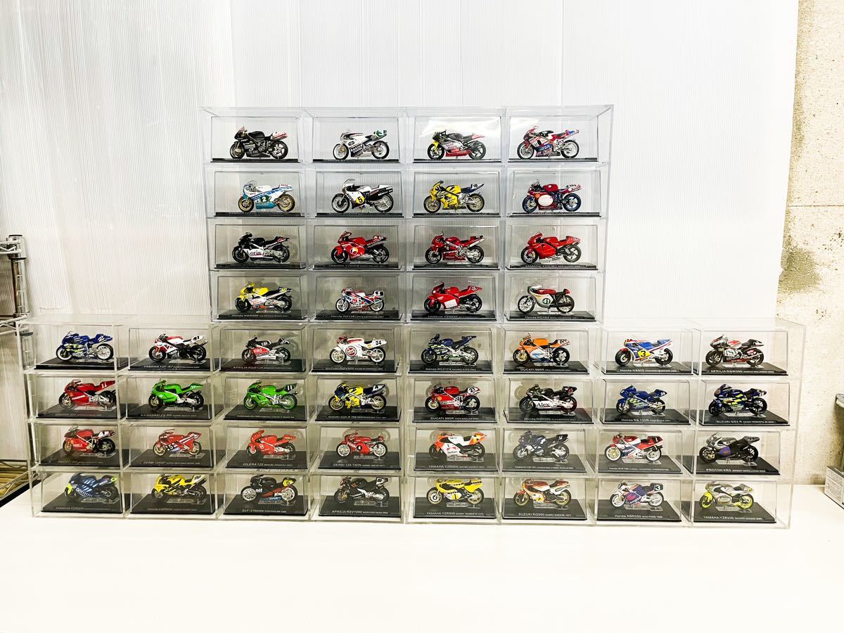 バイク ミニカー コレクション 大量セット ホビー 模型車 バイク オートバイ 大量セット ディスプレイケース付き