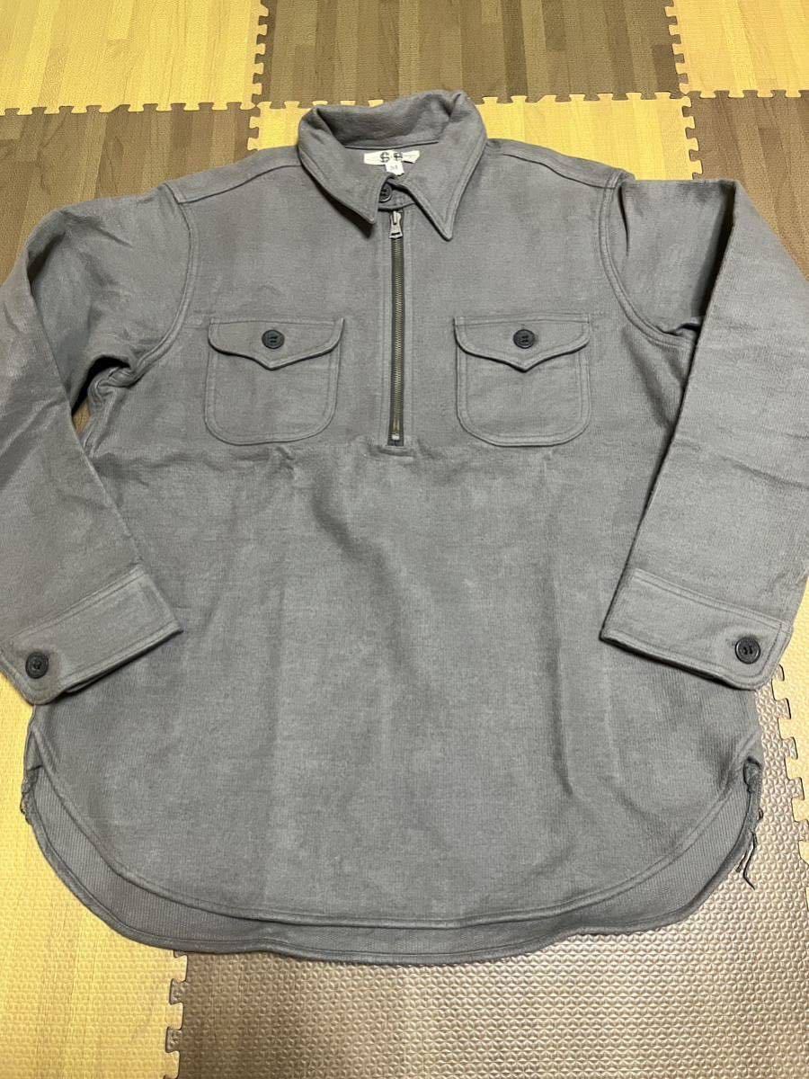 【新品】ジェラード ジョングラッコー ハーフジップフランネルシャツ サイズL ストームシャツプルオーバー　JELADO JOHN GLUCKOW 