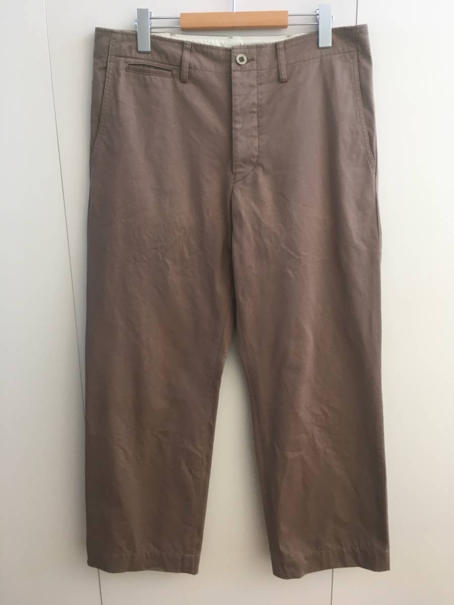 visvim CHINO PANTS HW BROWN
