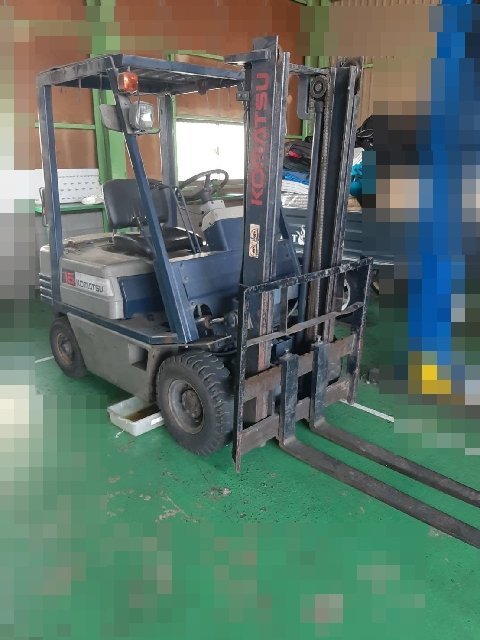 兵庫県発【1円スタート！】コマツ / KOMATSU フォークリフト FG15L-15 ガソリン 動作良好 ※現地引き取り限定 ★