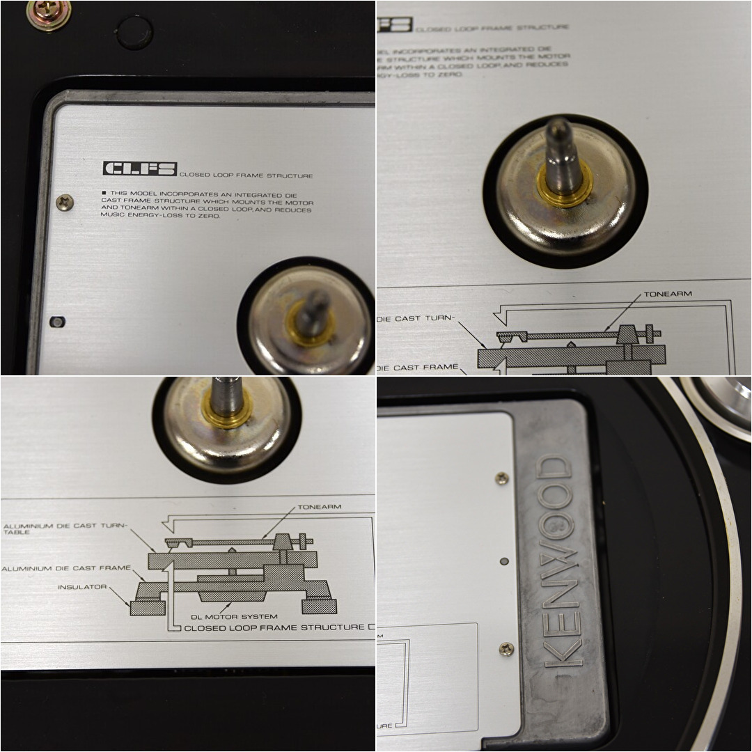 低価，新品 JY1-31【現状品】通電・簡易確認OK｜KENWOOD ケンウッド DIRECT DRIVE TURNTABLE KP-9010｜元箱・ヘッドシェル・針付き｜オーディオ機器
