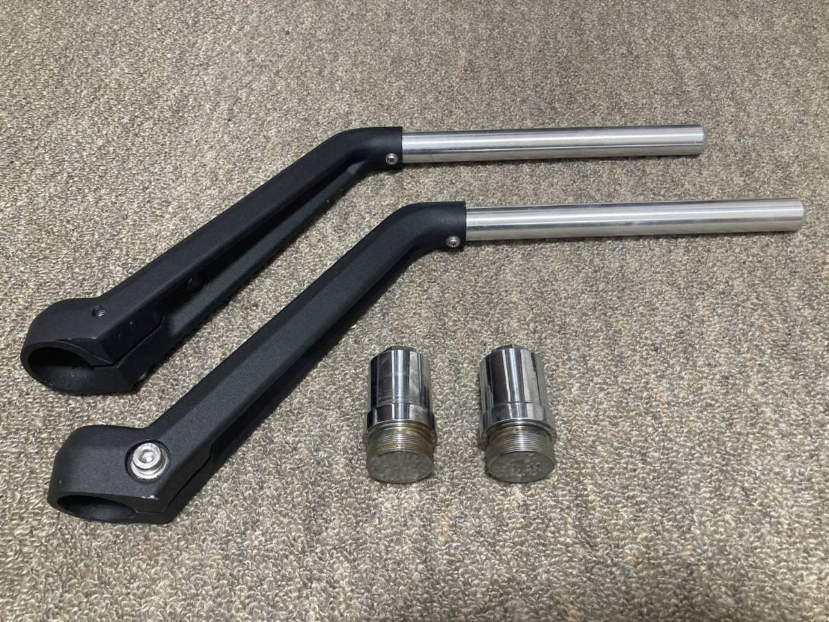 センハン 黒 ハンドル＋延長キット 変換 アップハン セパハン カスタム