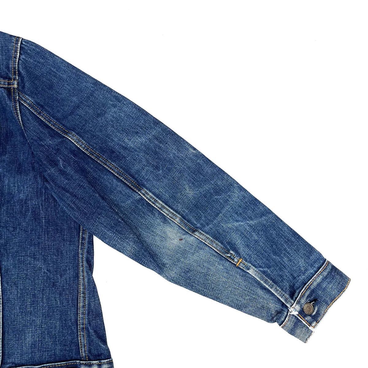 70s Levi's 70505 BIG E 鬼ヒゲ ハチの巣 デニムジャケット サイズ46