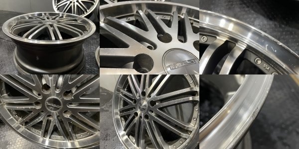 MLJ WREST ヴァレスト 社外ホイール 18インチ 4本 7.5J5HPCD114.3+42  