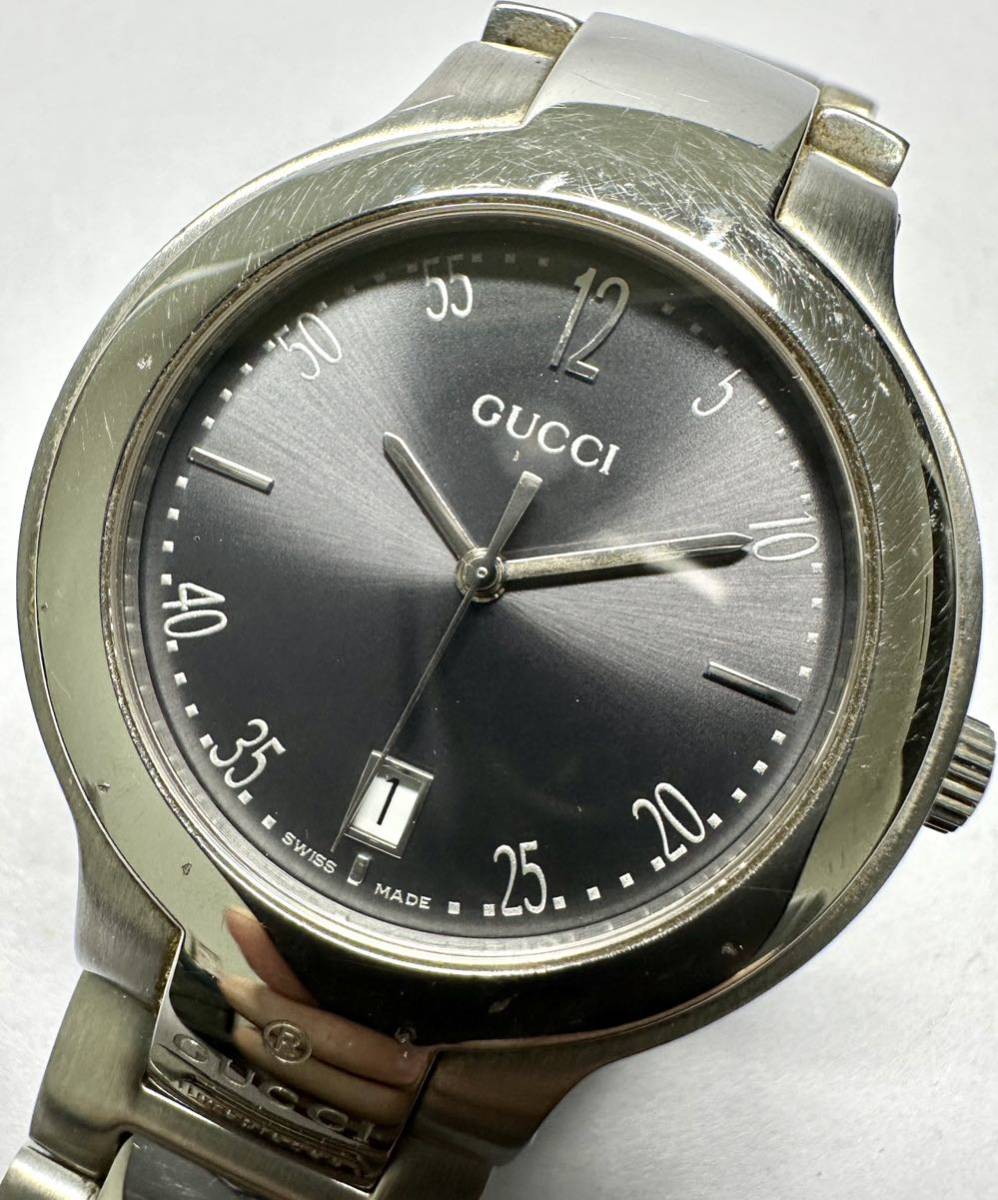 1円〜 Y GUCCI グッチ 8900M メンズ クォーツ デイト アンティーク