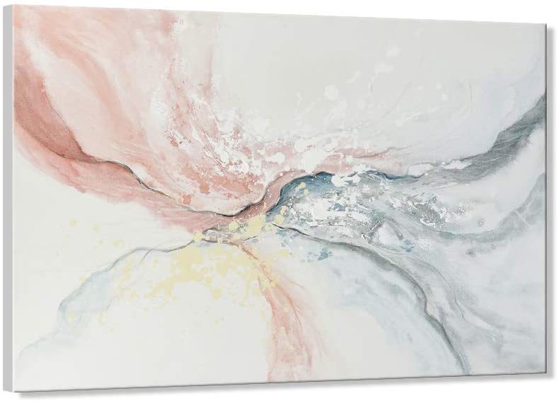 大きいサイズ 現代アート インテリア 絵 絵画 壁掛け 水の流れ アートパネル 抽象画 お洒落 アート 新品 60x90cm