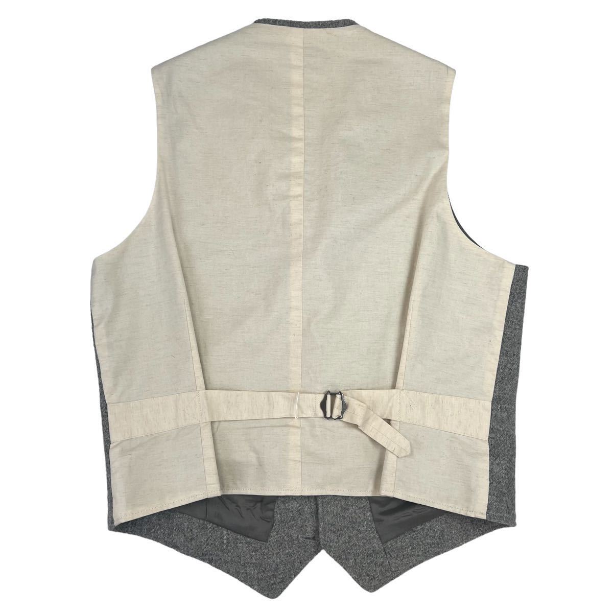 極美品 VAN JAC×Harris Tweed ツイードジレ ベスト サイズLL(XL 