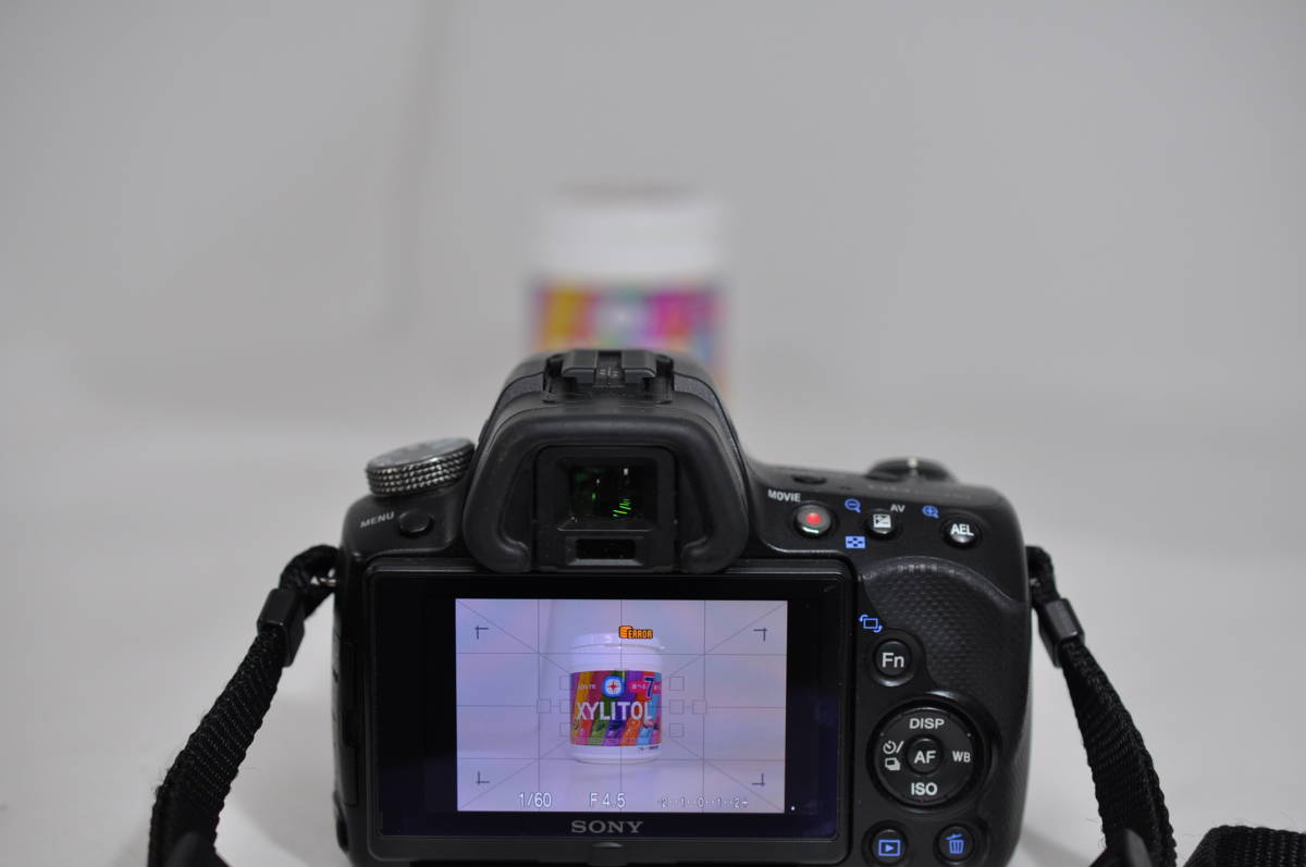 動作品 ソニー SONY α33 SLT-A33 レンズ DT 18-55mm f3.5-5.6 SAM SAL1855