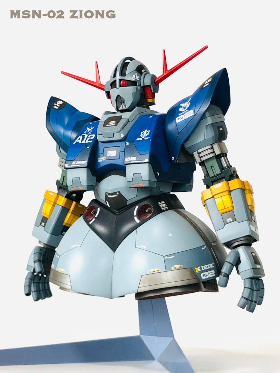 1⁄144 RG MSN-02 パーフェクトジオング ミキシング 塗装 完成品 改めて