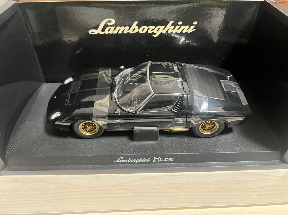京商 KYOSHO 1/18 Lamborghini Miura Black P400 SV ランボルギーニ