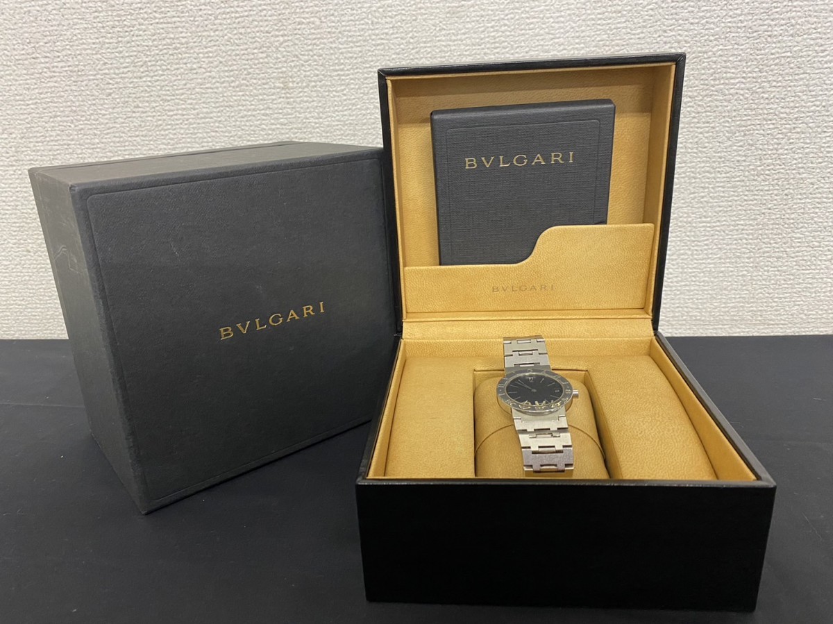 電池交換済み】 稼働品 A1 BVLGARI ブルガリ BB 30 SSD ブルガリ 