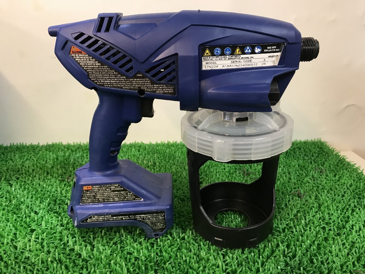 中古品】GRACO 充電式エアレススプレーガン 17N224 / ITFZ786TMLS4