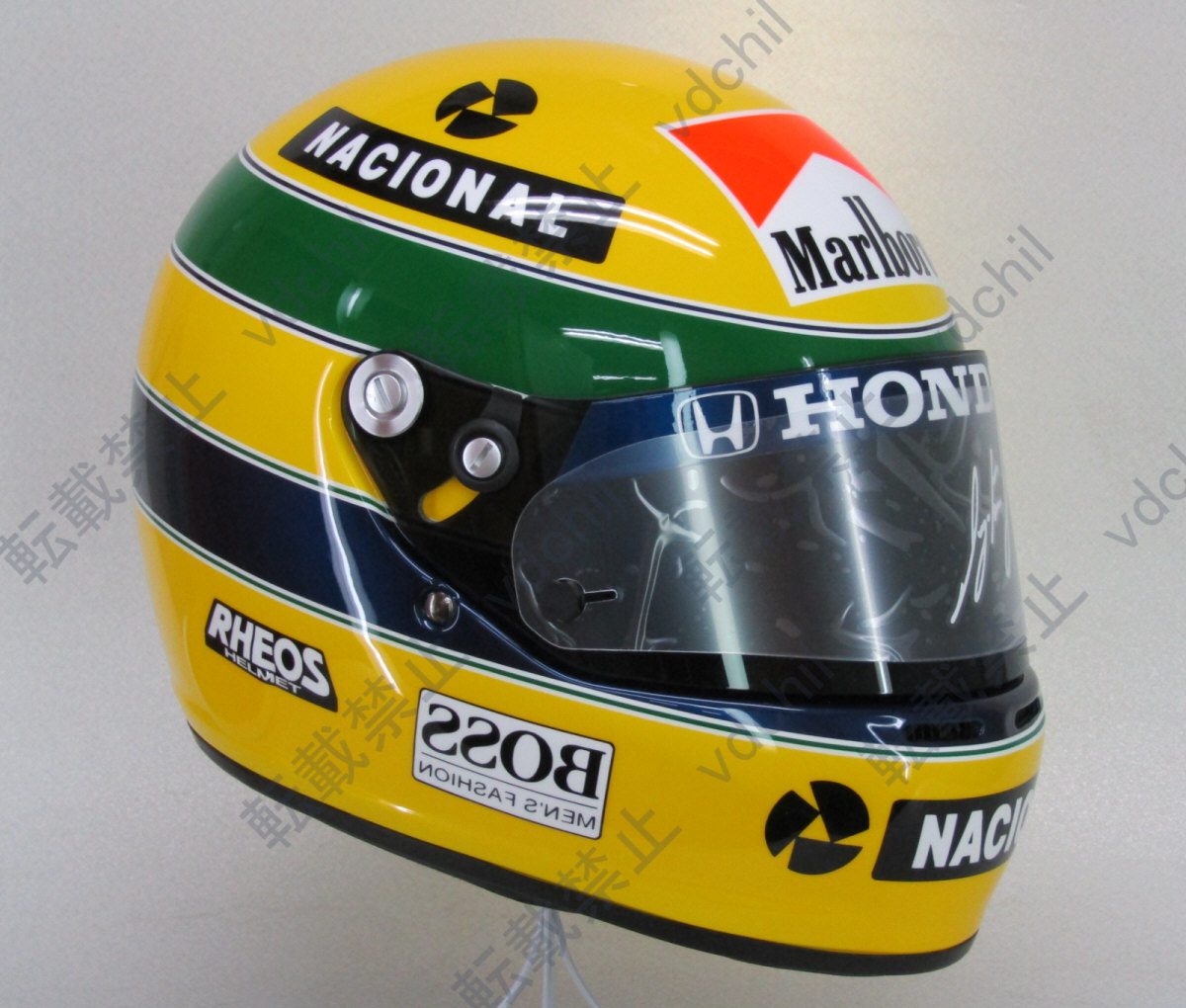 アイルトン・セナ レプリカヘルメット 91年ブラジルGP仕様 Arai GP-5X 