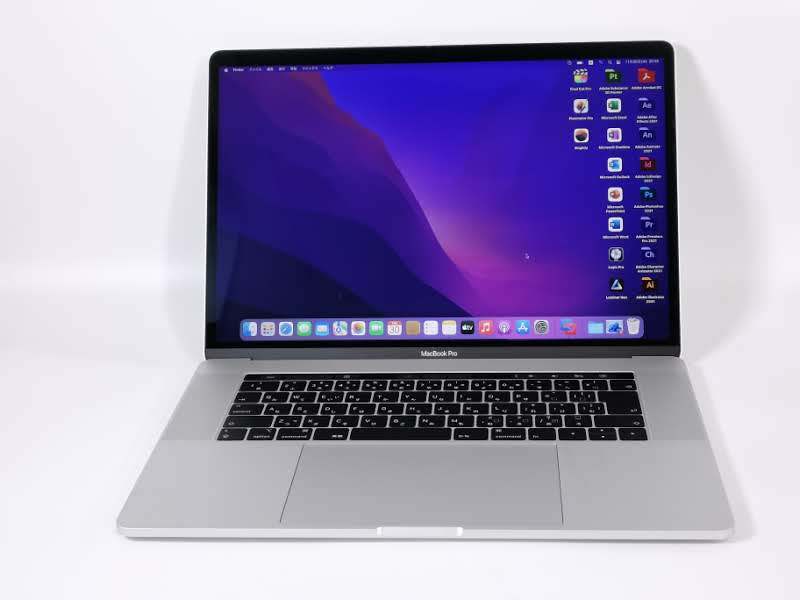 MacBookPro 15.4インチ 2018年度 / Retina液晶 Monterey Touch Bar