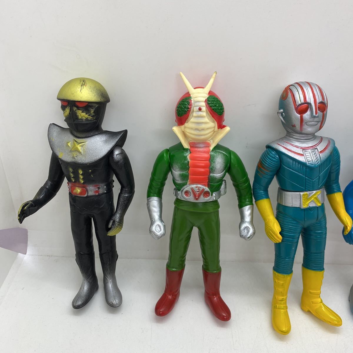 a*☆中古品 当時物 ミニソフビ まとめて10体セット 仮面ライダー V3 