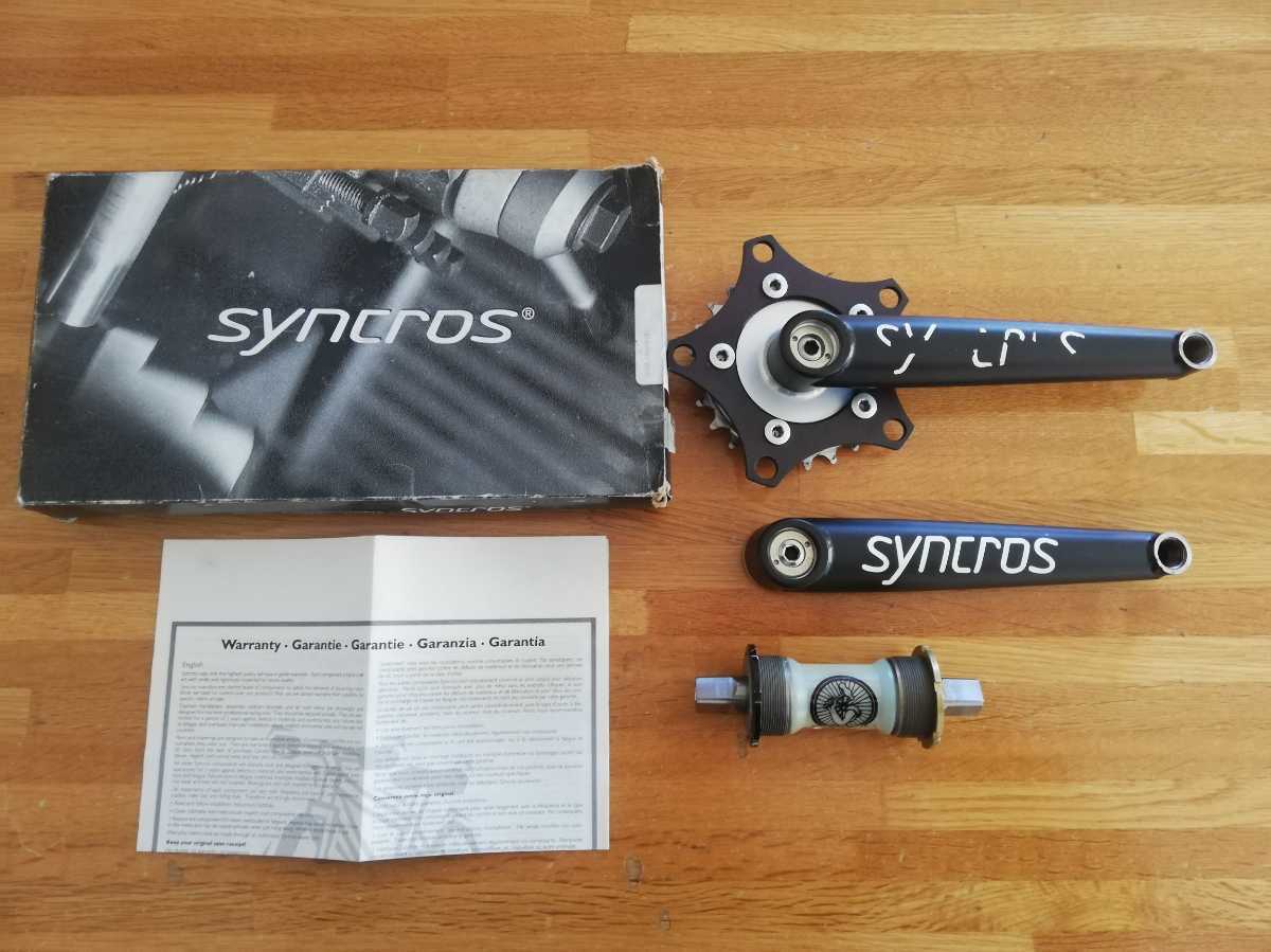 SYNCROS REVOLUTION シンクロス クランク ブルーラグ MTB syncros