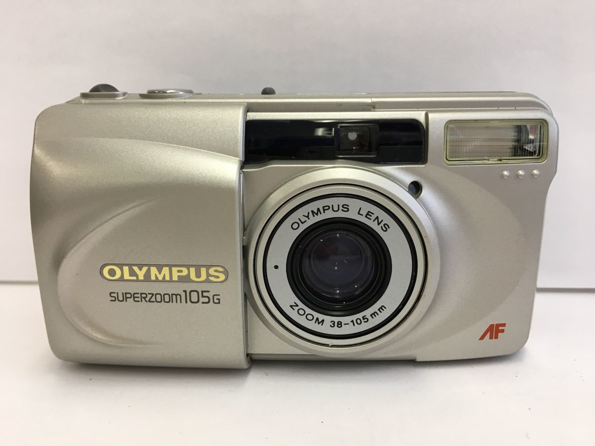 X615-A154-11 ◎ OLYMPUS オリンパス SUPER ZOOM 105G AF フィルムカメラ コンパクトカメラ シャッター確認済み ⑤