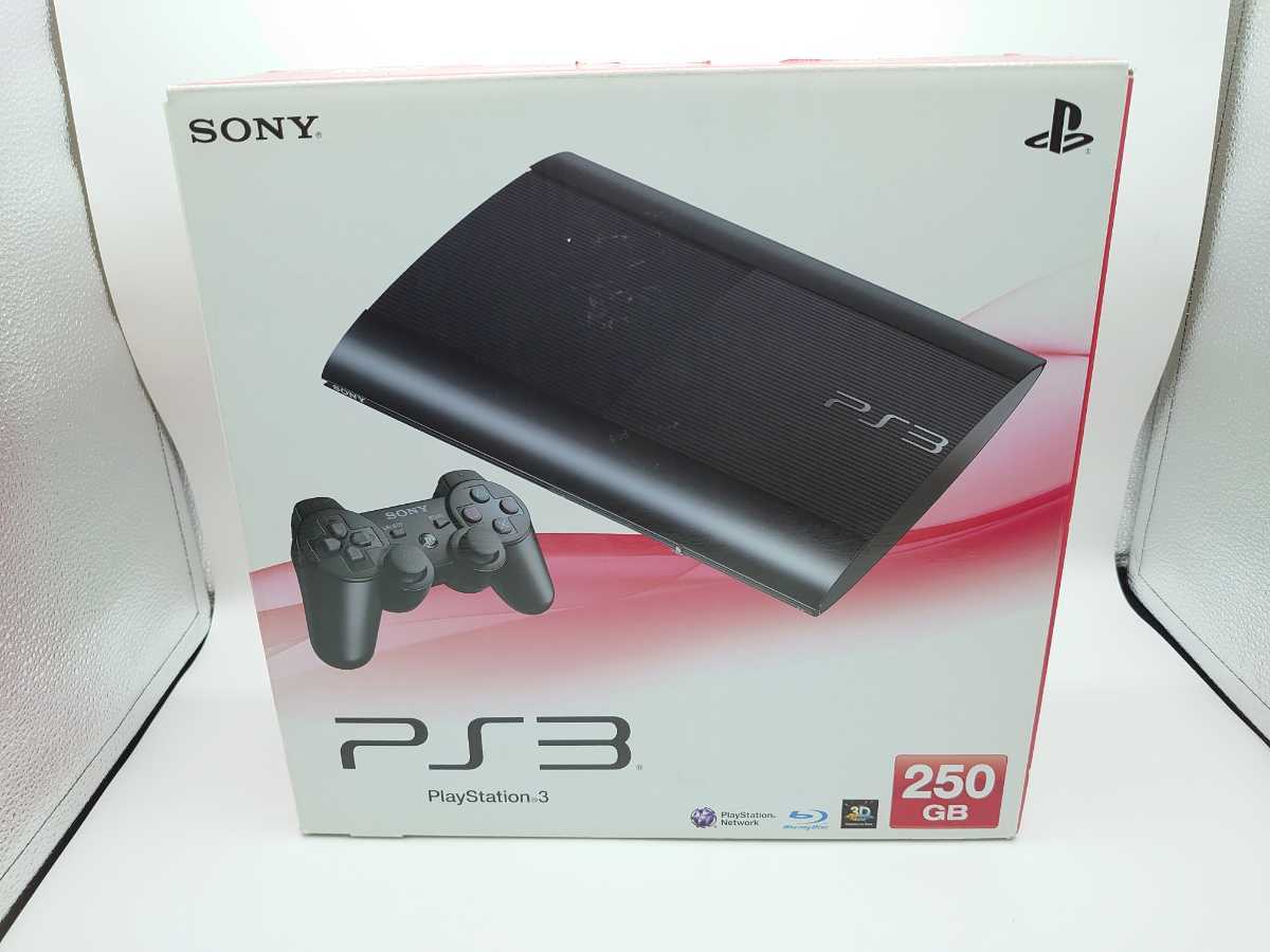SONY PS3 cech-4000b ブラック　本体　ケーブル　PlayStation3 