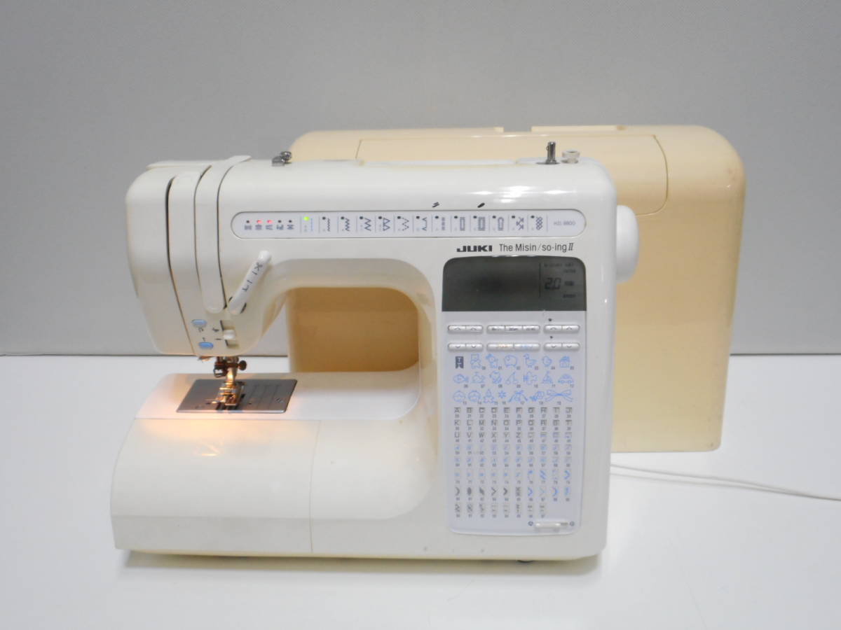 家電祭 裁縫祭 ジューキ コンピューターミシン HZL-9800 JUKI 通電確認