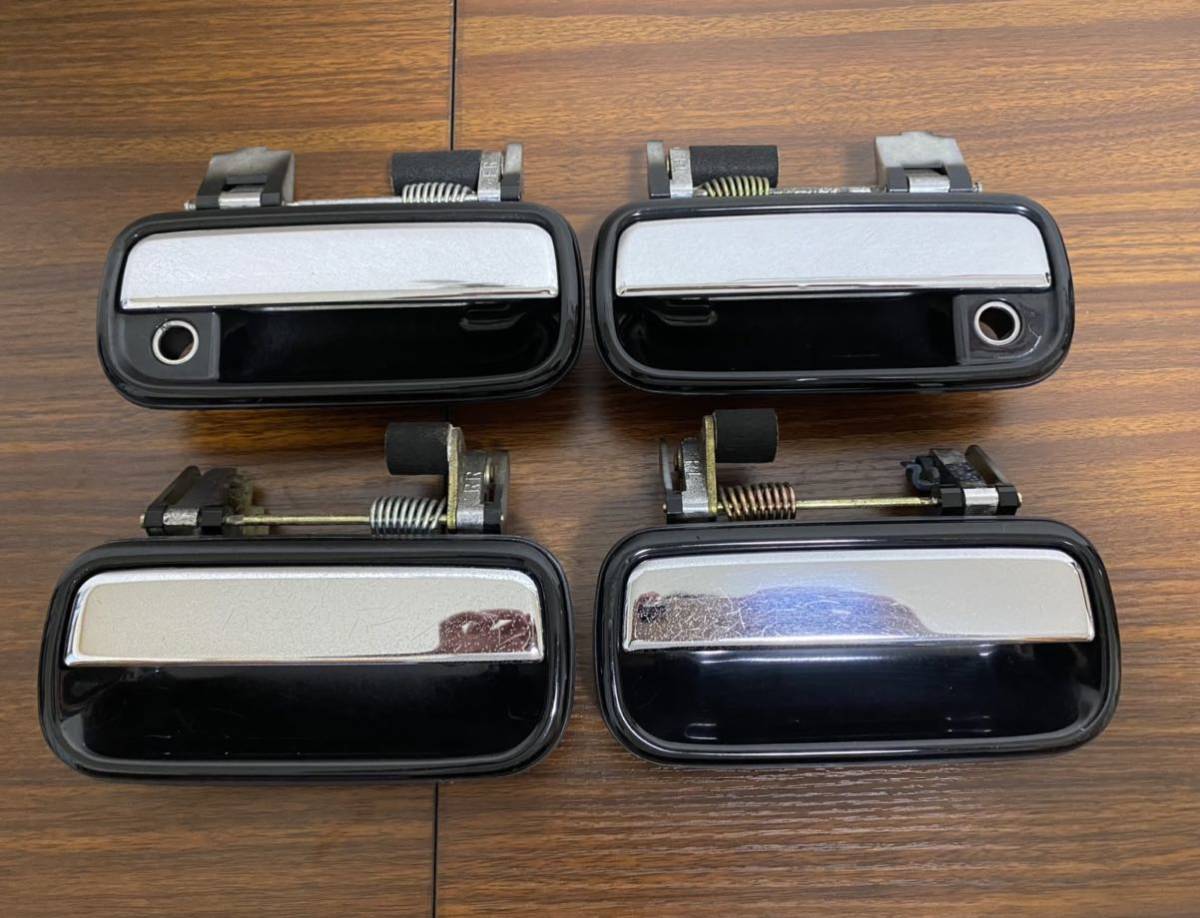 【送料無料，お得】 ハイラックスサーフ 185 ドアハンドル ドアノブ メッキ 中期 後期 純正(サイド)｜売買されたオークション情報、yahooの商品情報をアーカイブ公開 - オークファン トヨタ用