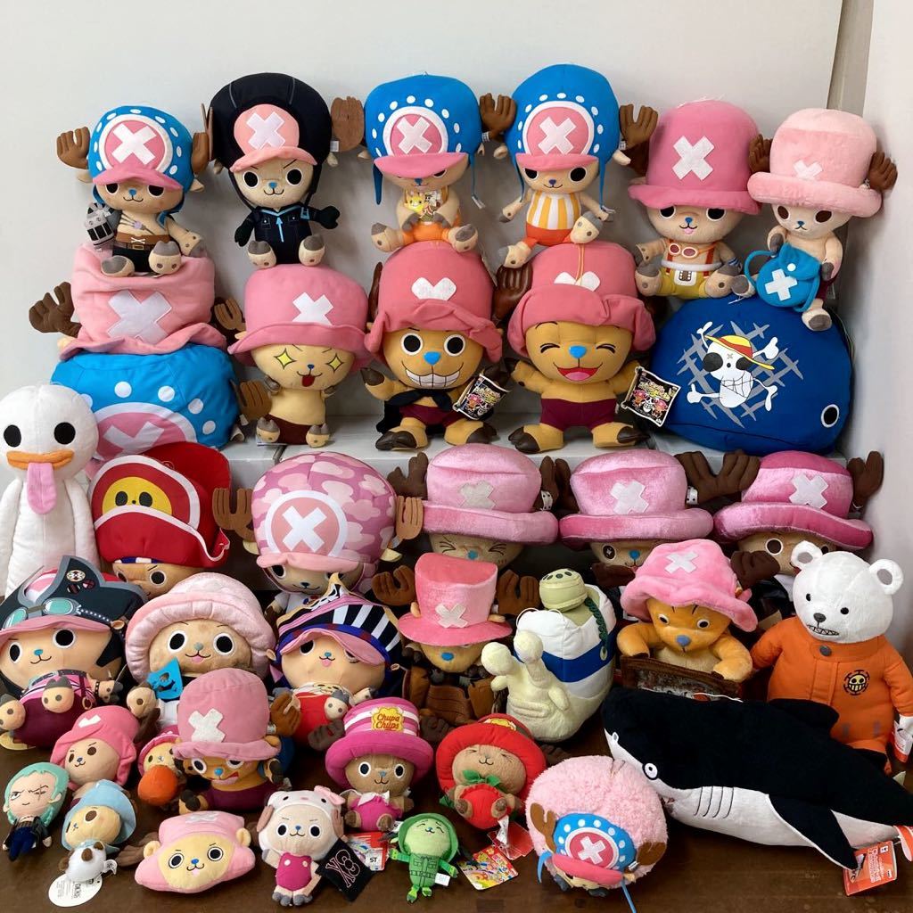 RK005) ワンピース ONEPIECE ぬいぐるみ 大量セット まとめ売り 現状品