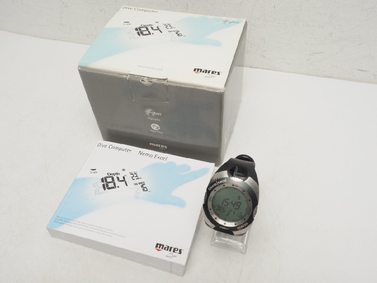 USED 1円～同梱不可 MARES マレス NEMO EXCEL ネモエクセル ダイブ 